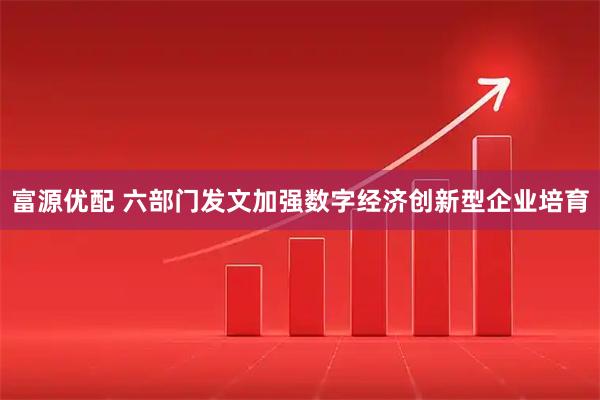 富源优配 六部门发文加强数字经济创新型企业培育