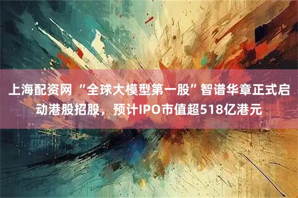 上海配资网 “全球大模型第一股”智谱华章正式启动港股招股，预计IPO市值超518亿港元