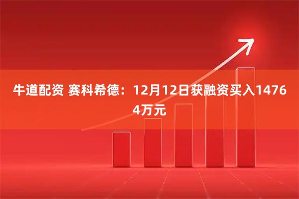 牛道配资 赛科希德：12月12日获融资买入14764万元